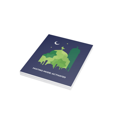 Ramadan "Fasting Mode: Activated" Greeting Card — Ramadan / Holiday Greeting Card - Illustrated, Modern