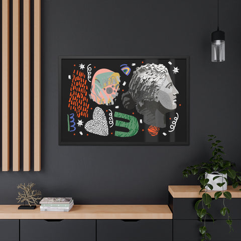 Arbitrary 1 - Artistic Framed Poster with Abstract Design – Perfect Home Decor for Art Lovers