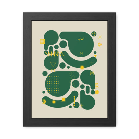 Kinta 5 - Modern Abstract Framed Poster for Stylish Home Decor