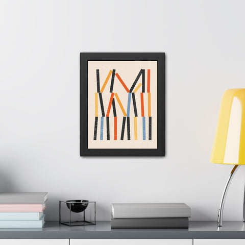 Jarrod 3 - Abstract Framed Poster - Modern Art Wall Decor for Home & Office