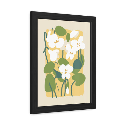 Flowers 1 - Botanical Framed Poster - Floral Wall Art for Home Decor, Perfect Gift for Nature Lovers