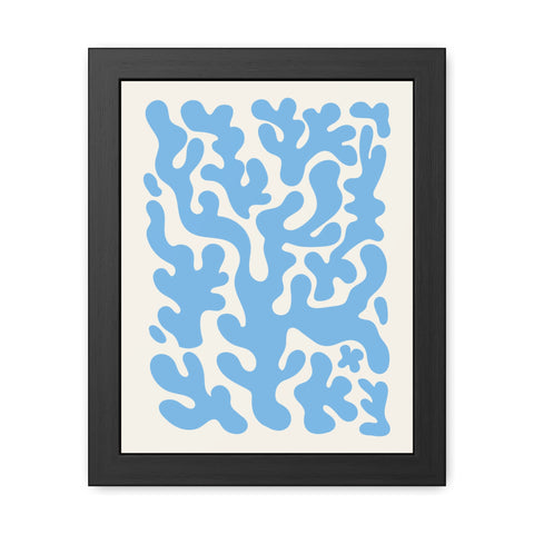 Natural Formation 1 - Ocean-Inspired Framed Poster - Abstract Coral Design for Home Decor