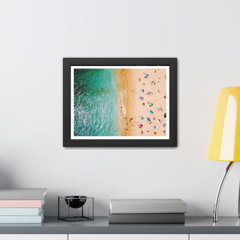 The Happening - Beach Day Framed Poster - Coastal Decor for Summer Vibes