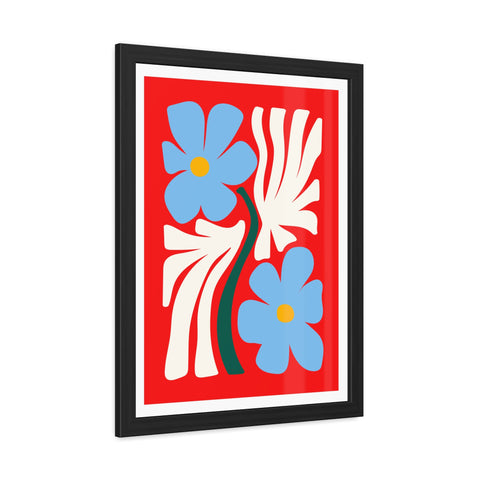 Natural Formation 3 - Vibrant Floral Framed Poster - Modern Home Decor Art