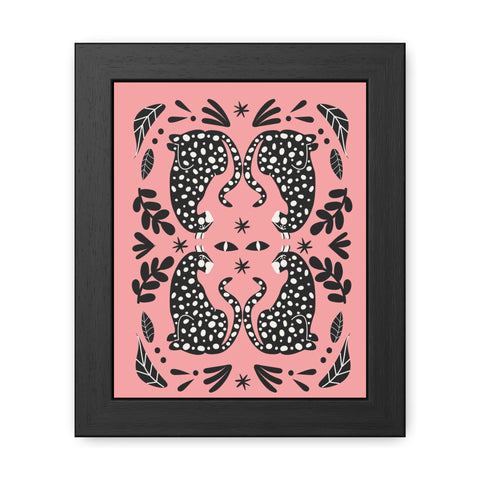 Mirror 2 - Stylish Framed Animal Print Poster - Modern Home Decor