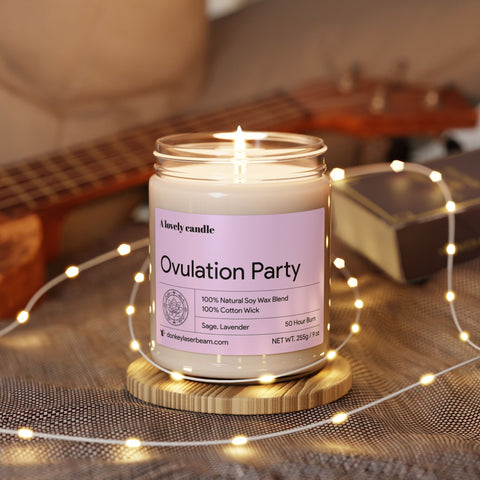 Ovulation Party - Scented Soy Candle, 9oz