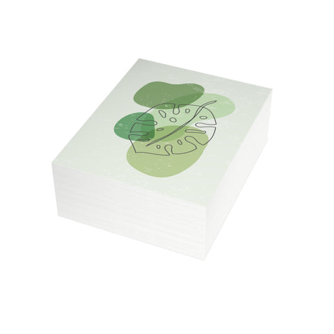 Monstera Greeting Card — Abstract / Botanical Greeting Card - Illustrated, Beautiful, Modern