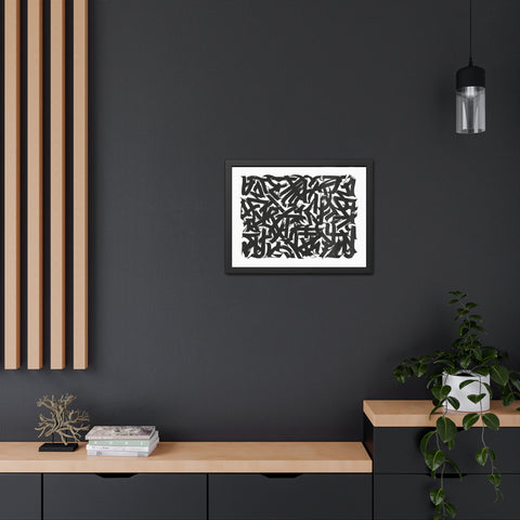 Smith 1 - Modern Abstract Framed Posters - Urban Art Decor for Home & Office
