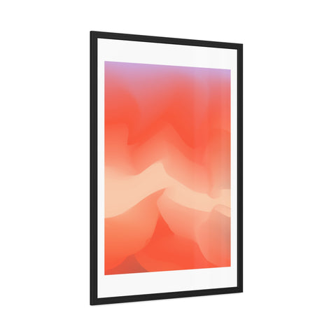 Spiritual 3 - Abstract Sunset Framed Poster - Modern Wall Art for Home Decor