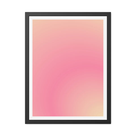 Sunrise 4 - Elegant Gradient Framed Posters - Minimalist Art for Home Decor
