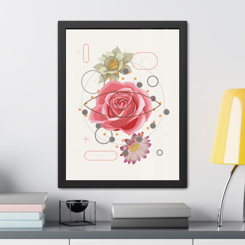 Lavish 2 - Boho Floral Framed Poster - Modern Home Aesthetic Decoration