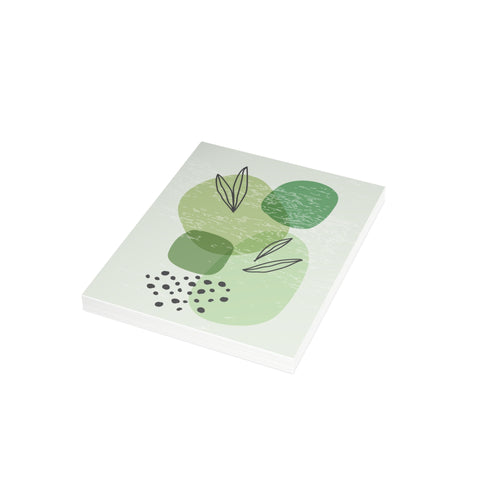Green Botanical Greeting Card — Abstract Greeting Card - Illustrated, Beautiful, Modern