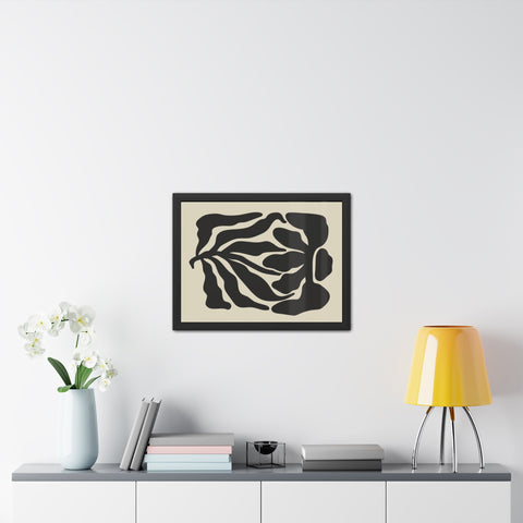 Melancholy 3 - Modern Abstract Framed Poster - Minimalist Wall Art for Home Decor
