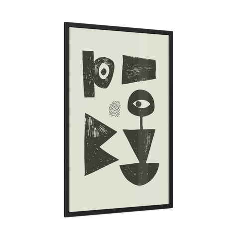 Jonathan 1 - Abstract Geometric Framed Poster Artwork - Modern Home Decor