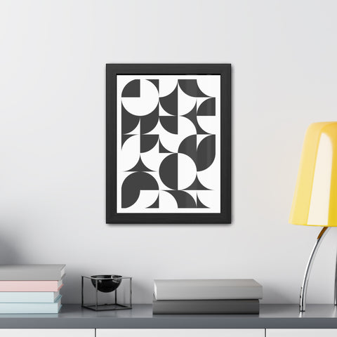 Gridline 3 - Modern Geometric Framed Posters - Stylish Wall Art for Minimalist Decor