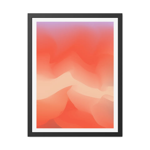 Spiritual 3 - Abstract Sunset Framed Poster - Modern Wall Art for Home Decor
