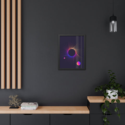 Sound Nova 1 - Cosmic Vibe Framed Poster - Celestial Art for Home Decor