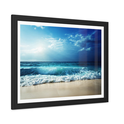 Coastal Lightshift - Framed Poster - Ocean View Wall Art for Beach Lovers