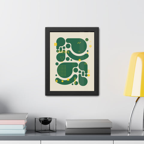 Kinta 5 - Modern Abstract Framed Poster for Stylish Home Decor