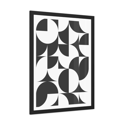 Gridline 3 - Modern Geometric Framed Posters - Stylish Wall Art for Minimalist Decor