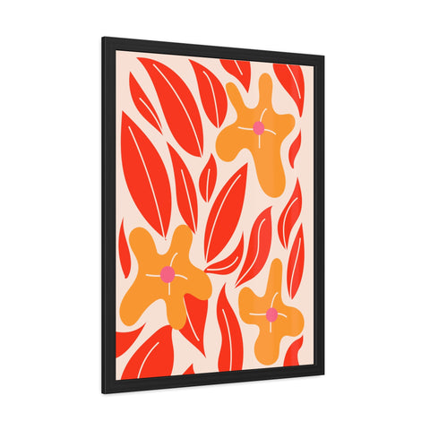 Marinda 2 - Vibrant Floral Framed Poster for Home Decor
