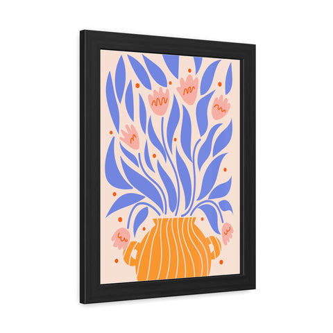 Marinda 1 - Vibrant Floral Framed Poster - Modern Home Decor