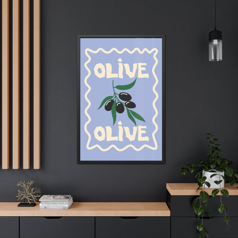Olive - Framed Poster for Home Decor – Ideal for Kitchen and Dining Spaces