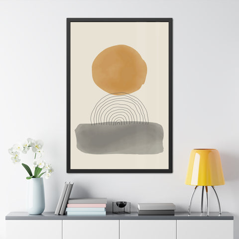 Watercolor Abstract 1 - Framed Print