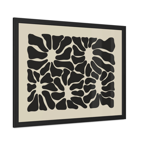 Melancholy 2 - Abstract Framed Poster - Modern Art Wall Decor for Minimalist Spaces