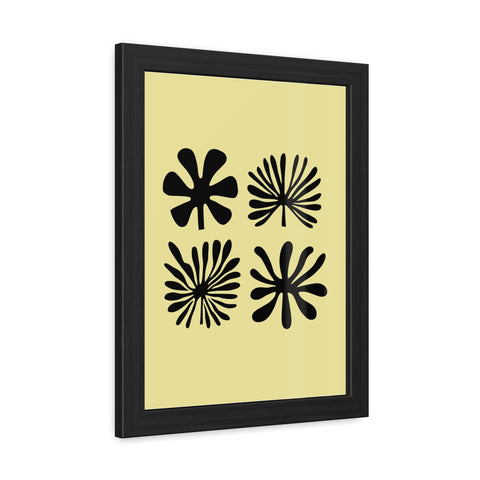 Lotus - Botanical Framed Poster - Modern Wall Art