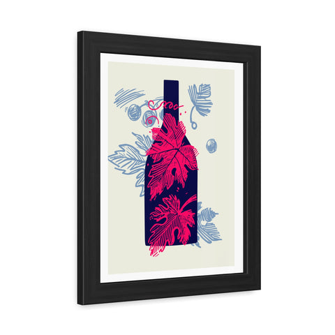 Wine Country 8 - Elegant Framed Poster with Wine Motif - Perfect for Home Decor and Wine Lovers
