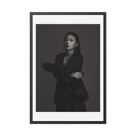 Xiang Sue - Elegant Monochrome Framed Poster - Stylish Wall Art for Modern Decor
