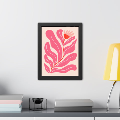 Marinda 6 - Vibrant Floral Framed Poster - Modern Wall Art Decor