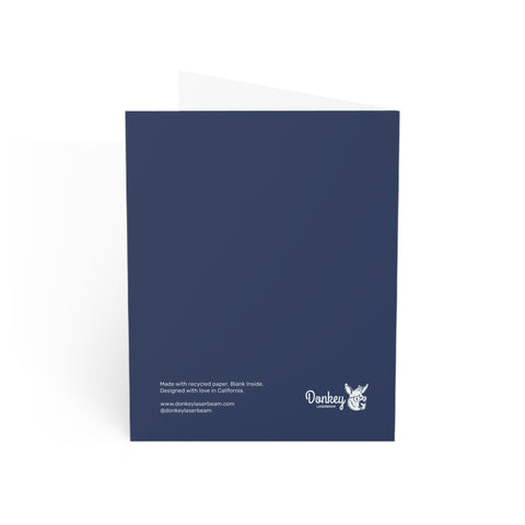 Happy Hanukkah Greeting Card — Hanukkah / Holiday Greeting Card - Illustrated, Modern