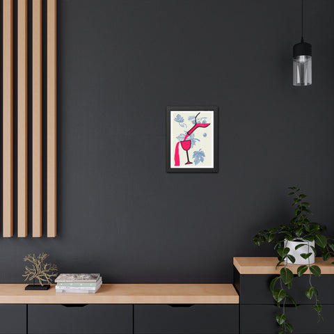 Wine Country 9 - Tropical Cocktail Framed Poster - Vibrant Wall Art for Home Decor