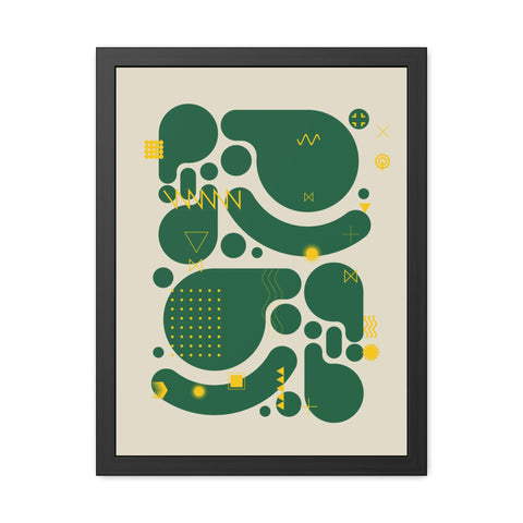 Kinta 5 - Modern Abstract Framed Poster for Stylish Home Decor