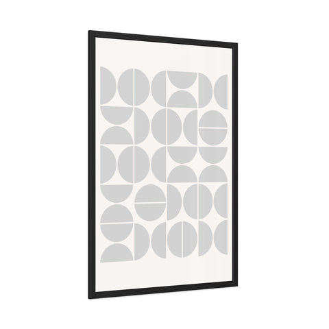 Crown 1 - Minimalist Geometric Framed Poster - Modern Wall Art for Home Decor