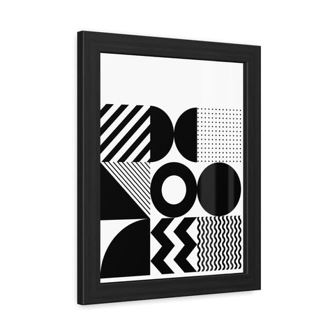 Modern Geometric Framed Poster for Stylish Home Decor