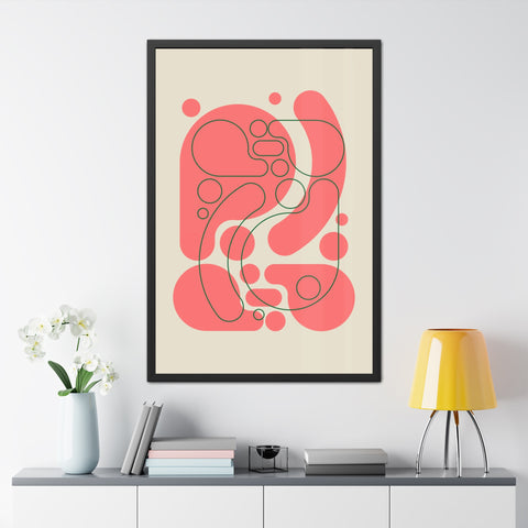 Kinta 4 - Abstract Line Art Framed Posters - Modern Home Decor