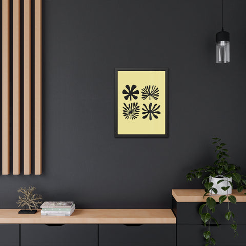 Lotus - Botanical Framed Poster - Modern Wall Art