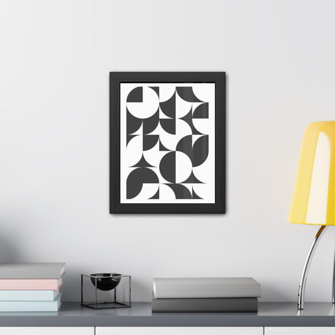 Gridline 3 - Modern Geometric Framed Posters - Stylish Wall Art for Minimalist Decor