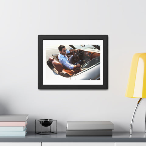 Hop in - Luxury Car Enthusiast Framed Poster - Stylish Wall Art for Home or Office