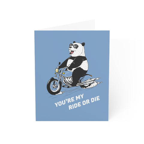 You're my ride or die (Panda) - Greeting Card