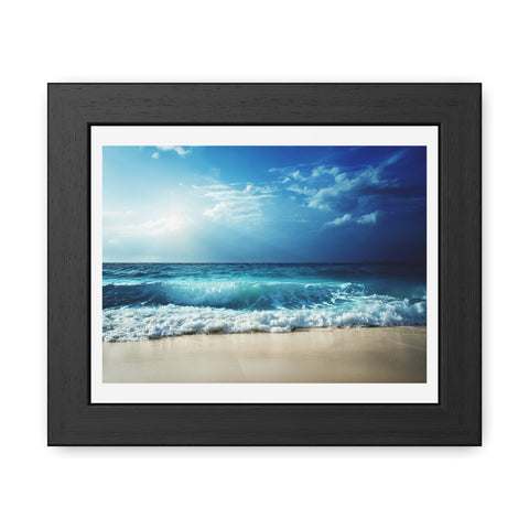 Coastal Lightshift - Framed Poster - Ocean View Wall Art for Beach Lovers