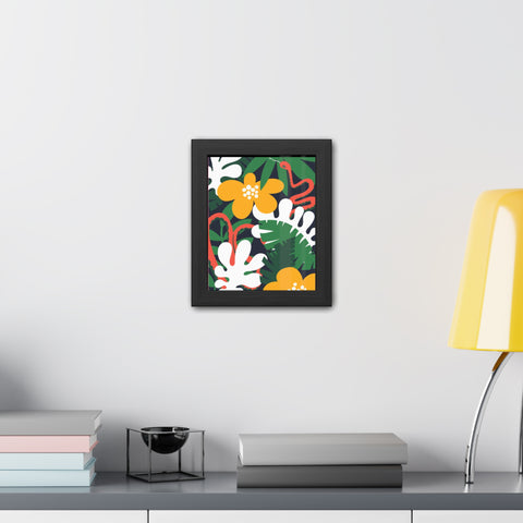 Amazon 3 - Tropical Botanical Framed Poster - Vibrant Jungle Art for Home Decor