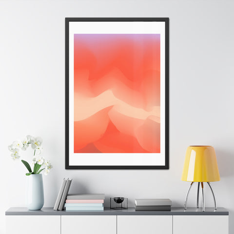 Spiritual 3 - Abstract Sunset Framed Poster - Modern Wall Art for Home Decor