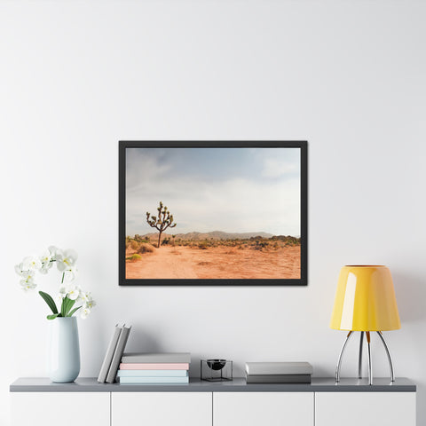 Coachella Valley - Desert Landscape Framed Poster - Serene Wall Art for Home & Office
