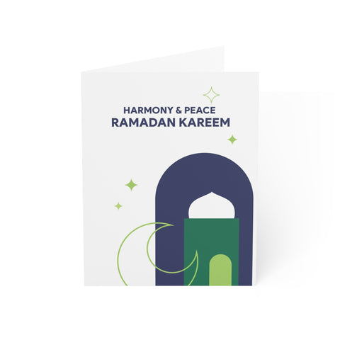 Ramadan Kareem Harmony and Peace - Greeting Card — Ramadan / Holiday Greeting Card - Illustrated, Modern