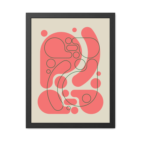 Kinta 4 - Abstract Line Art Framed Posters - Modern Home Decor