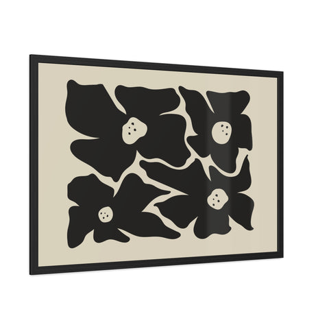 Melancholy 1 - Stylish Floral Framed Poster | Modern Home Decor | Art for Living Room & Bedroom